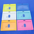 High quality colored hard plastic ID card holder